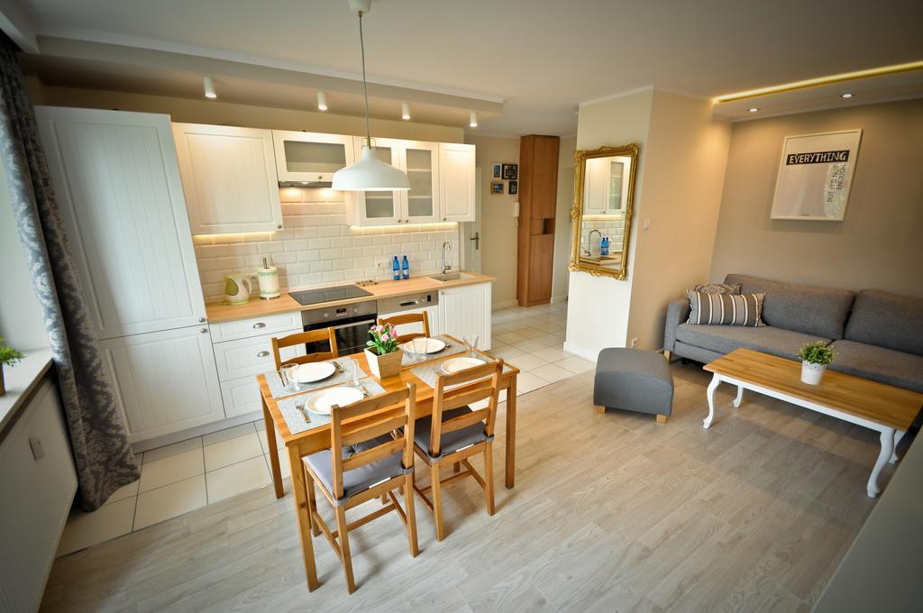 Unique Apartment Okrzei Zoppot Zimmer foto